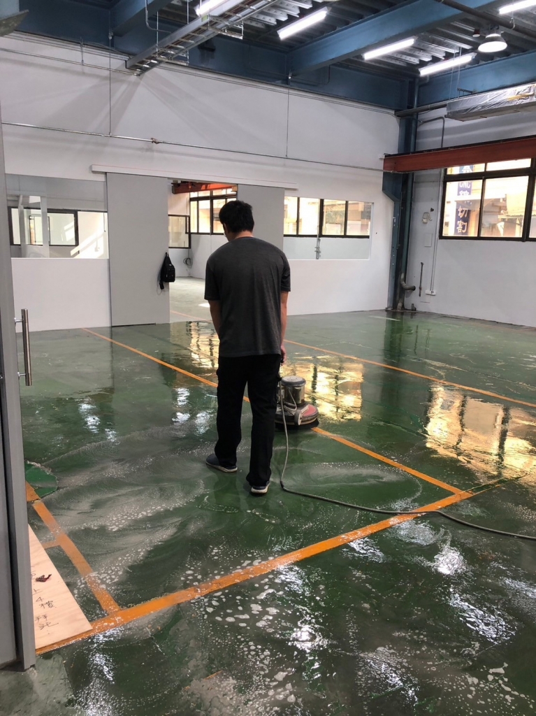 台中烏日廠房清洗地板